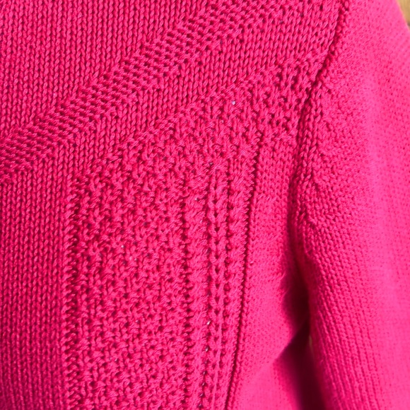 CHRISTOPHER & BANKS❤️Red CARDIGAN Full Zipper❄️VERY GOOD CONDITION Women’s SMALL - Picture 5 of 9